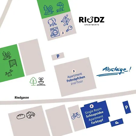 Apartmán Absteige Innsbruck- Zentrale Ferienapartments *